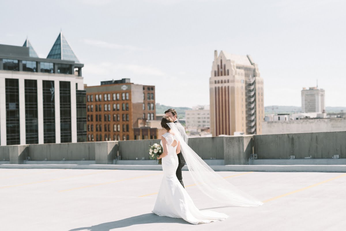 April Wedding at Cathedral of St Paul in Birmingham Alabama
